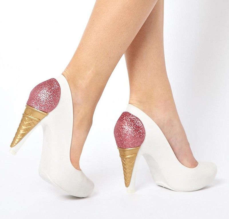 Pure white heels on sale
