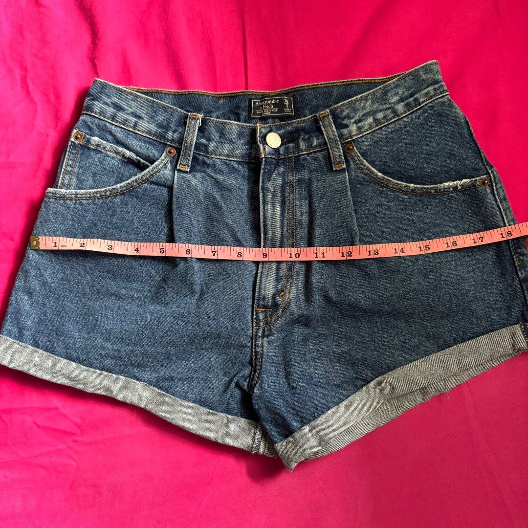 Annie high shop rise shorts abercrombie