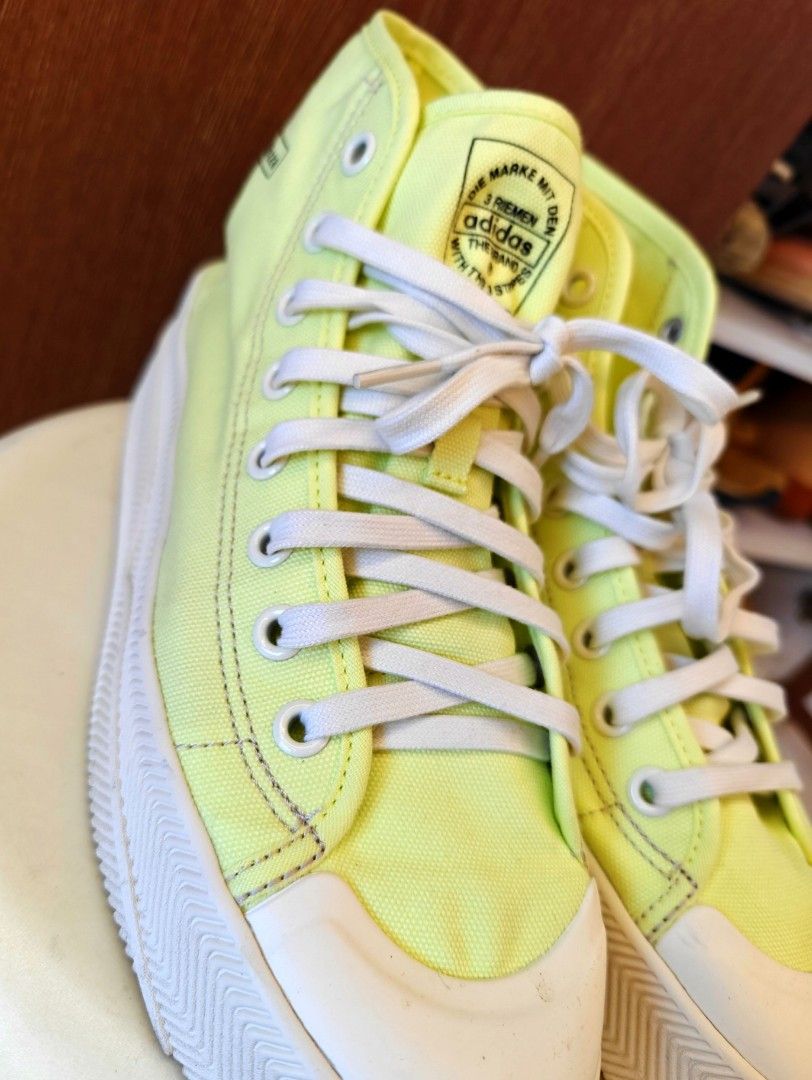 Adidas yellow canvas on sale shoes