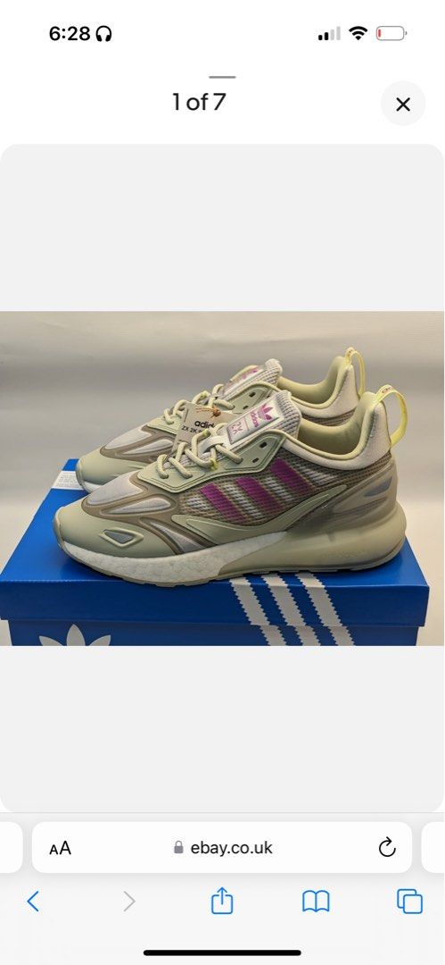 ADIDAS ORIGINAL ZX 2K BOOST 2.0 SHOES SIZE UK6 Women s Fashion