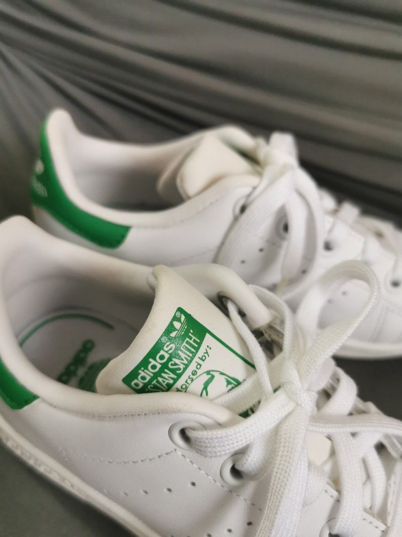 All white stan smith kids store