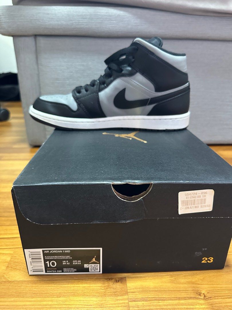 air jordan 1 black gym red particle grey