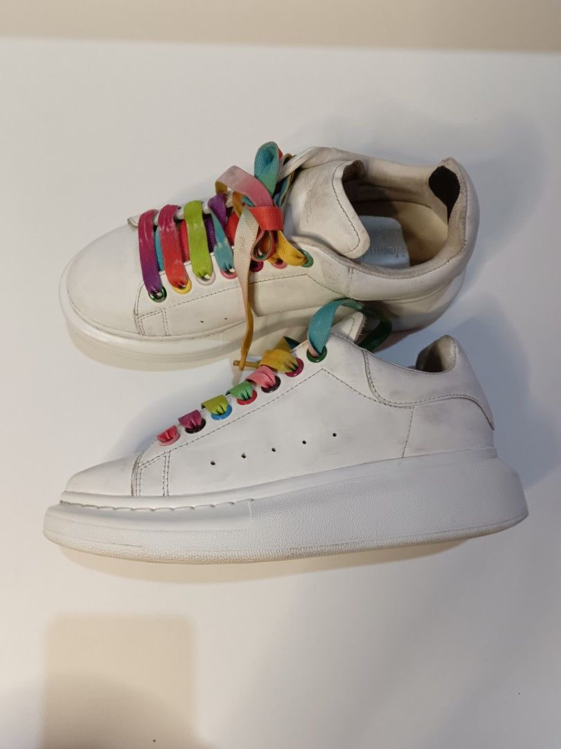 Alexander mcqueen rainbow laces top