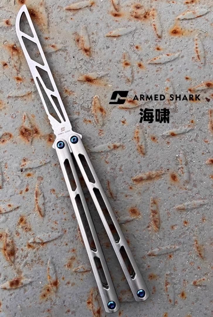 Military Shark Balisong Trainer Butterfly Knife