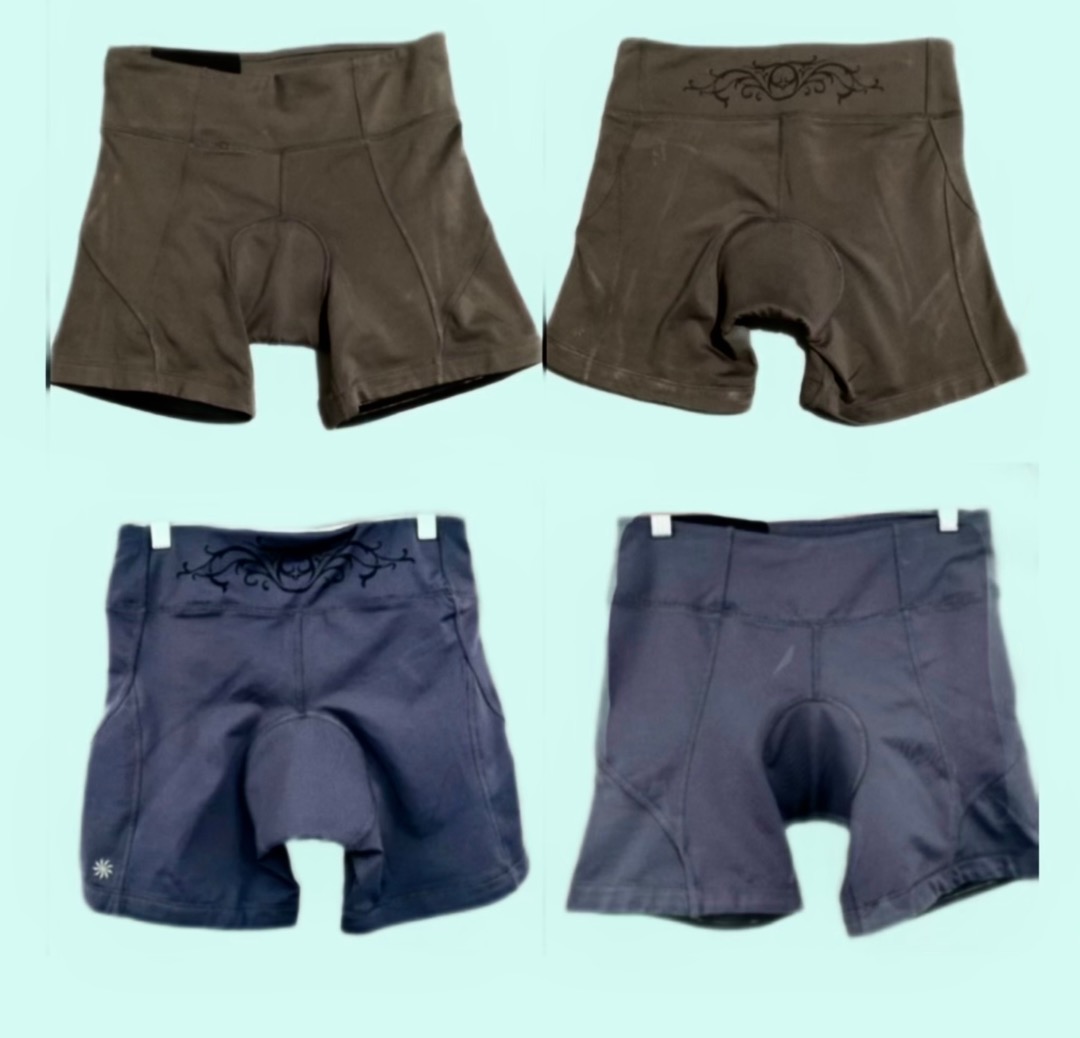 Athleta padded bike top shorts
