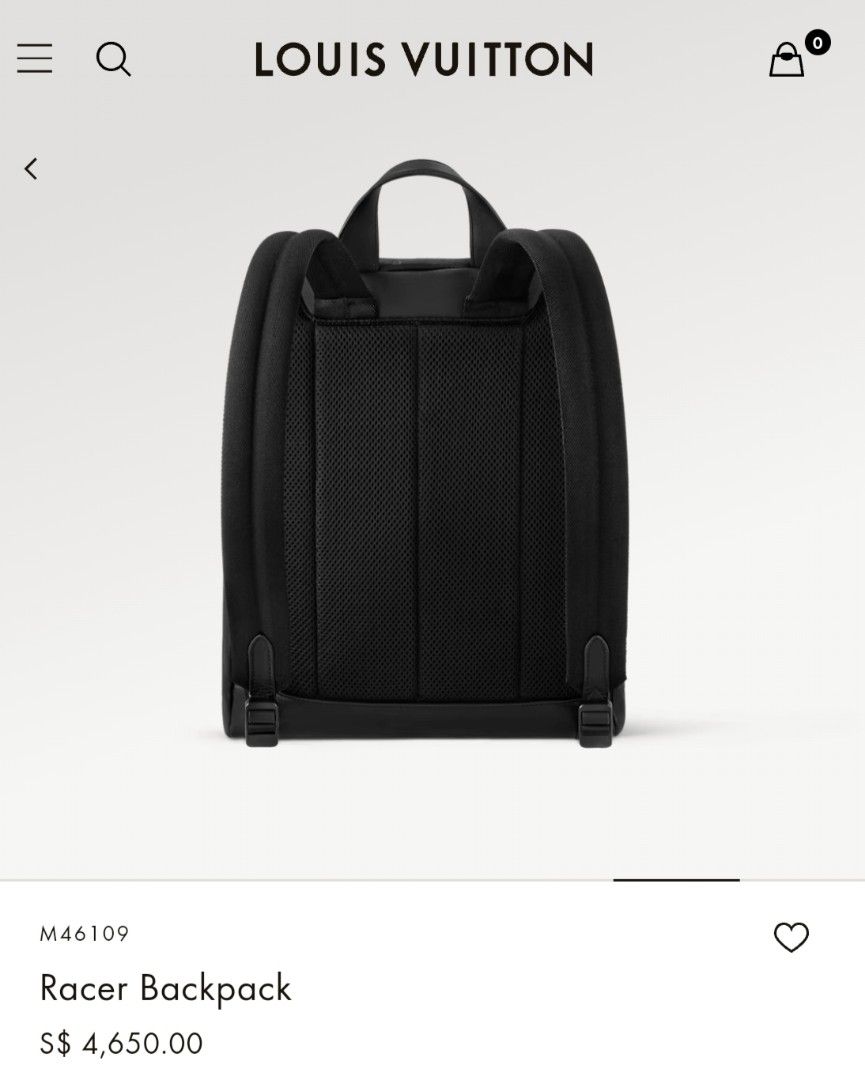 Authentic Louis Vuitton LV Racer Backpack
