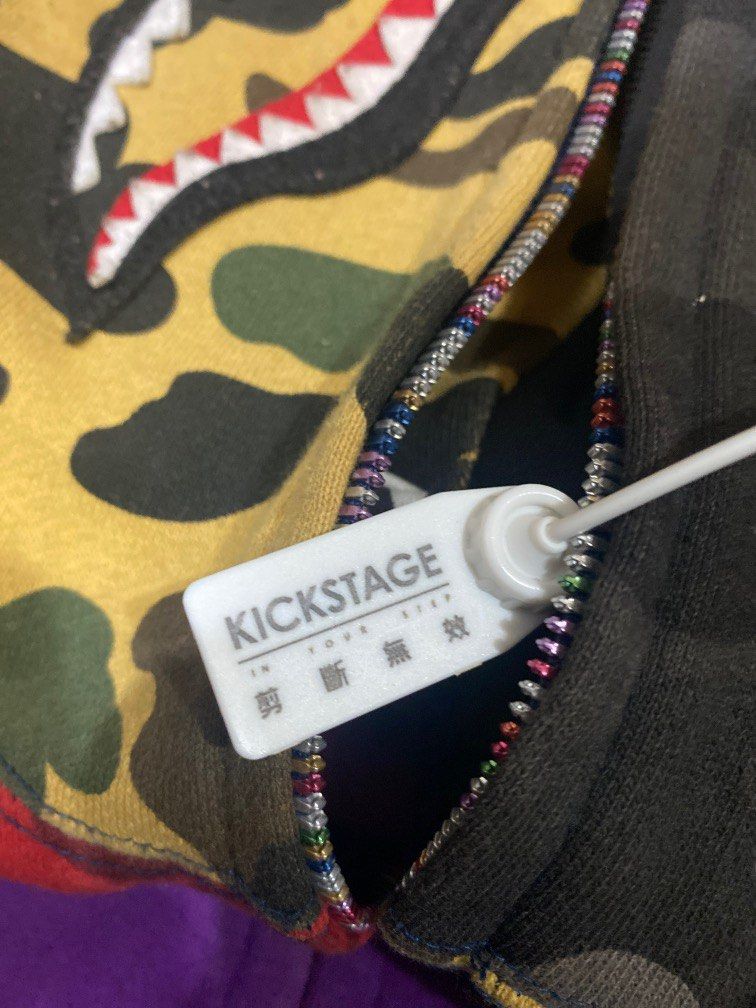 Bape mix camo crazy sales shark full zip hoodie