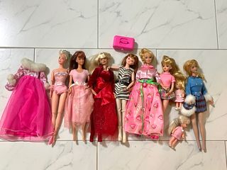 Vintage miniature discount barbie dolls