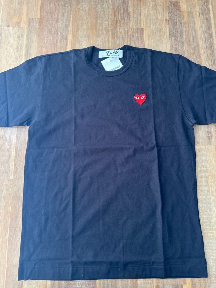 Cdg tee clearance black
