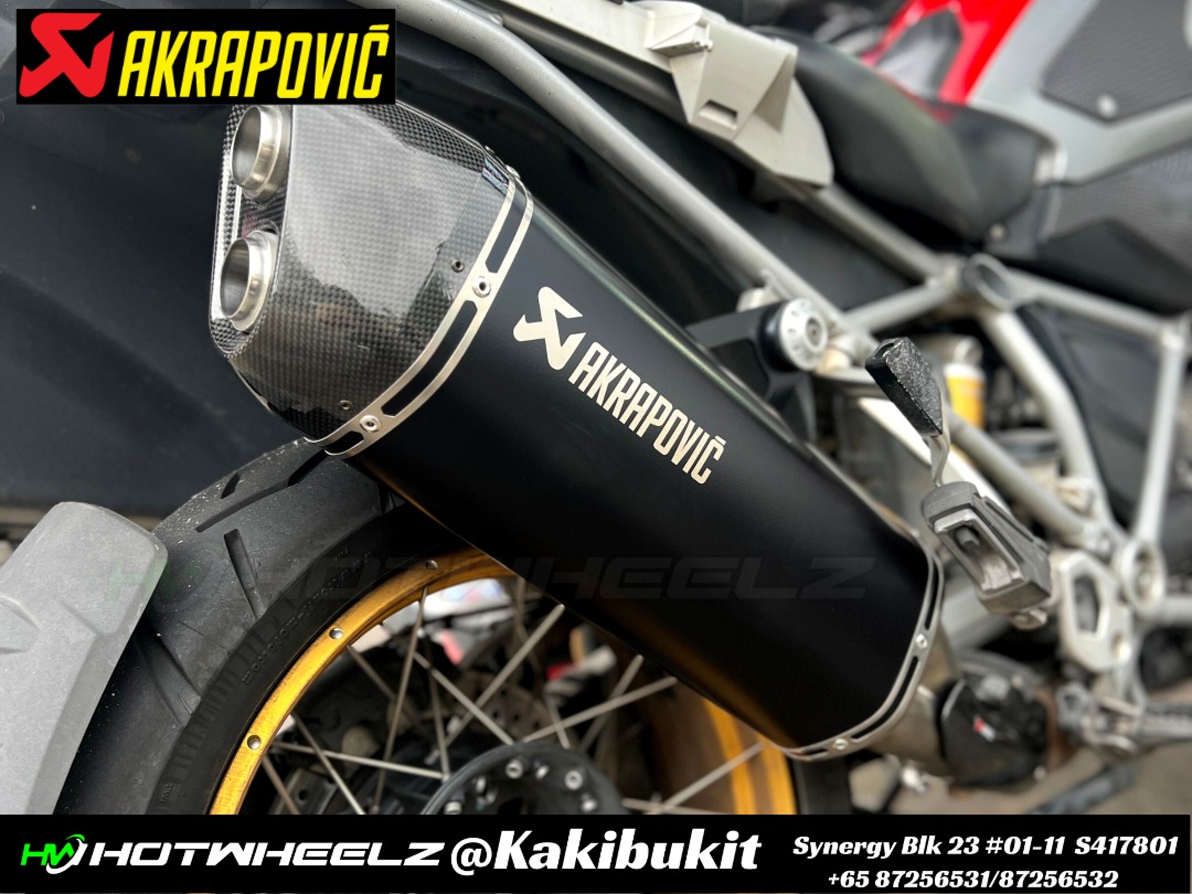 BMW R1200 GS-AKRAPOVIC CARBON EXHAUST, Motorcycles, Motorcycle ...