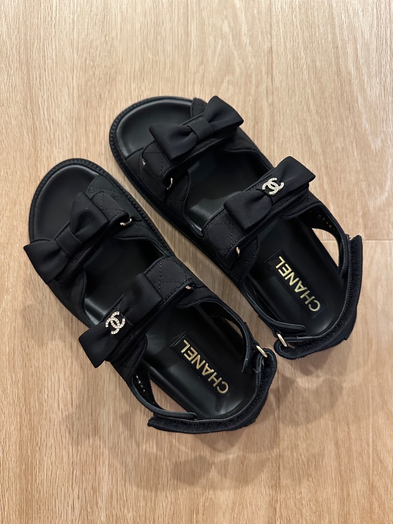 Chanel bow sandals online