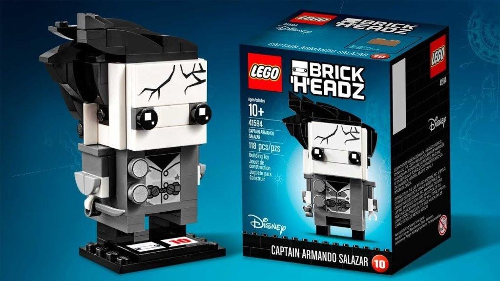 BNIB Lego 41594 Series 1 Brickheadz Captain Armando Salazar