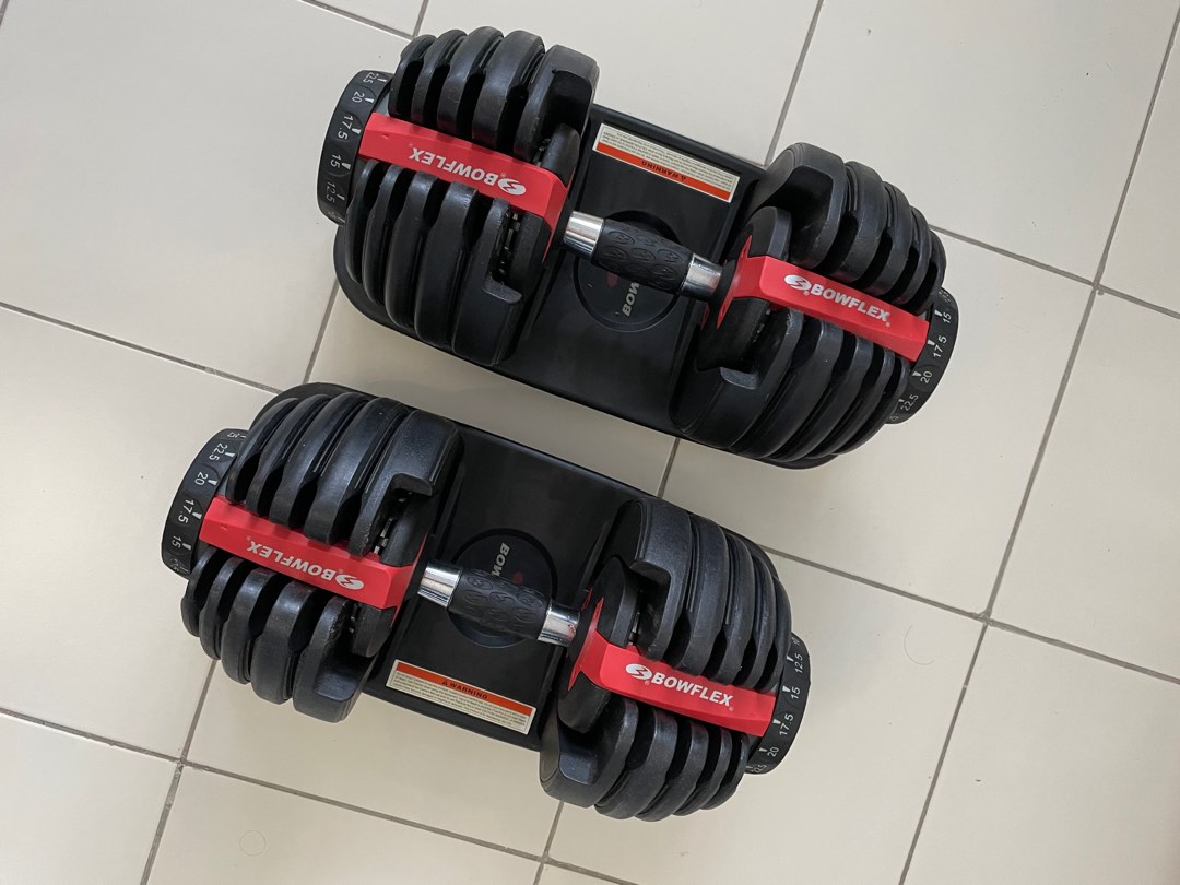 BOWFLEX Adjustable Dumbbells SelectTech 552 Bench Sports