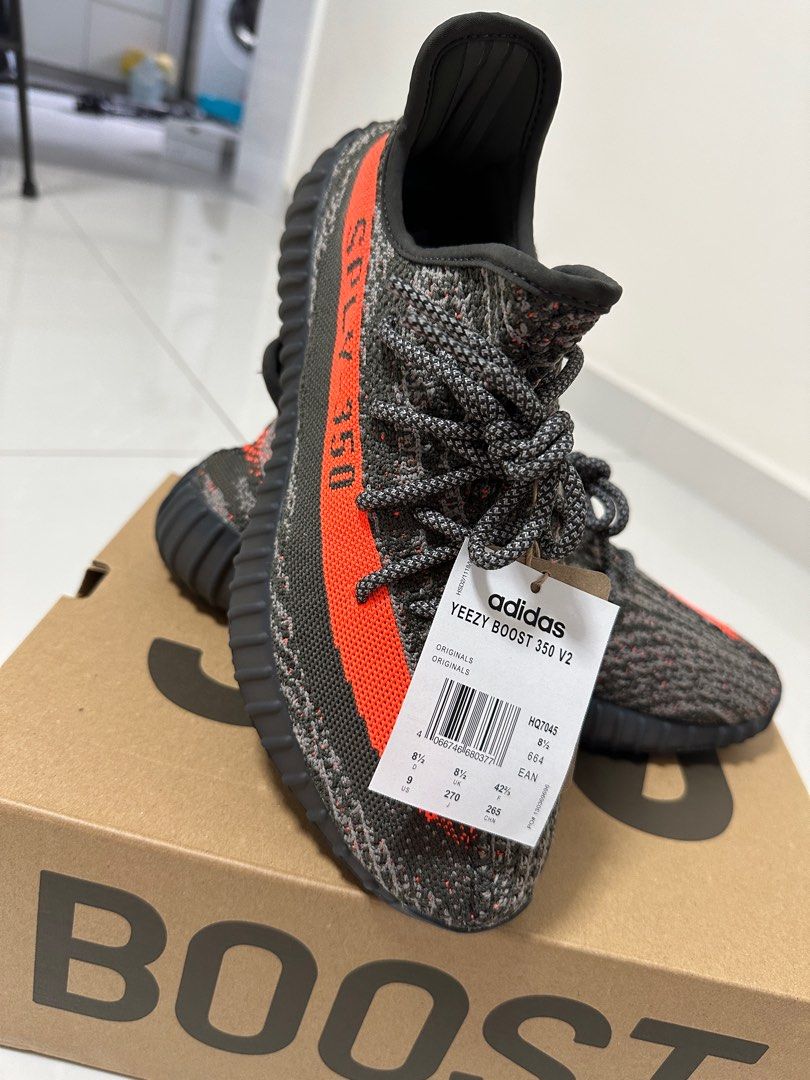 Yeezy boost 35 v2 black and orange sale