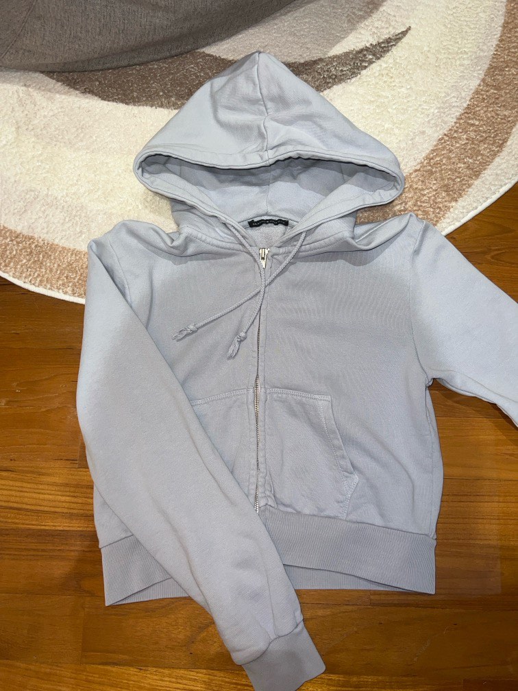 Brandy Melville cropped jacket periwinkle Women s Fashion