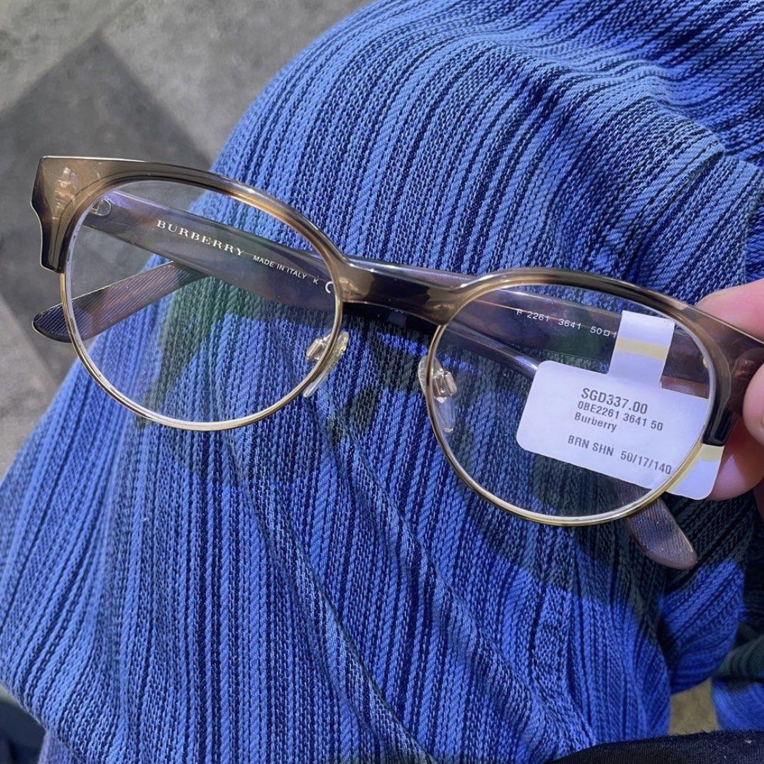 Burberry glasses womens 2025 blue