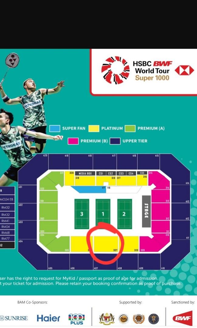 BWF Malaysia Open 2024, Tickets & Vouchers, Event Tickets on Carousell