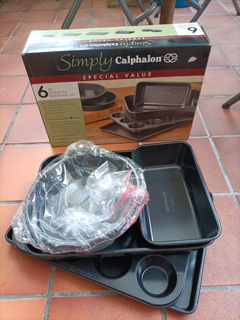 Simply calphalon 6 piece bakeware set top