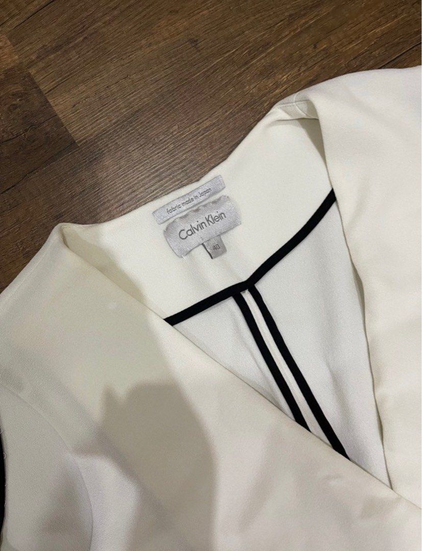 White jumpsuit calvin klein on sale