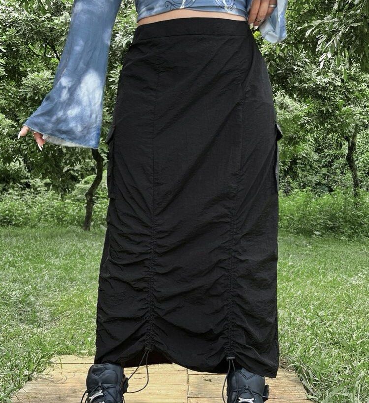 Drawstring hotsell skirt 90s
