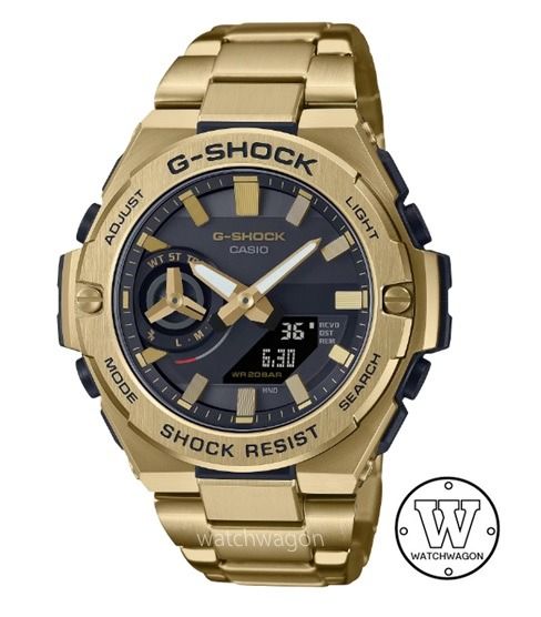 Casio G Shock G STEEL Full Gold Tough Solar Bluetooth