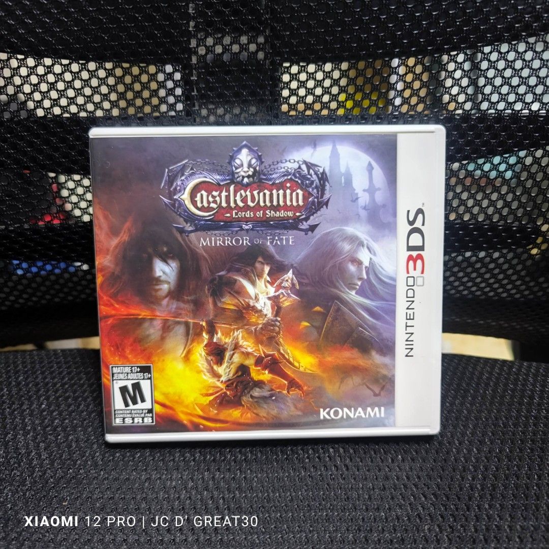 Castlevania Lords of Shadow Mirror of Fate 3DS Game Video Gaming