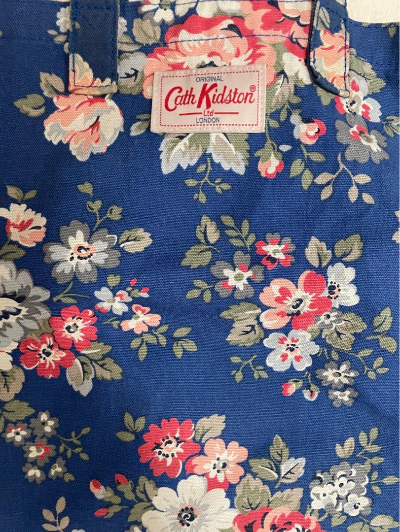 Cath Kidston Blue Floral Medium Tote Shopping Bag Timeless Elegance opping Bag