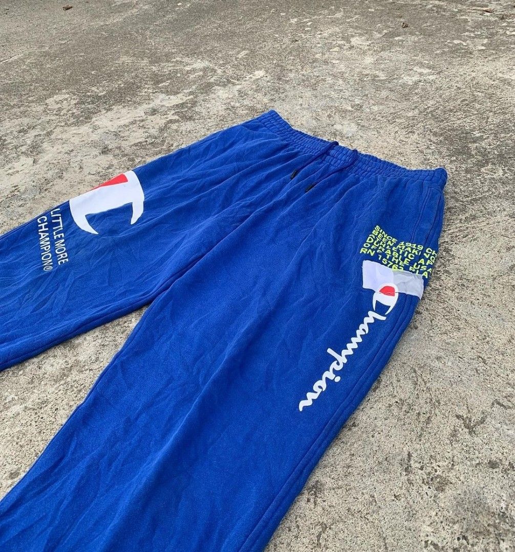 Champion behind sales the label sweatpants