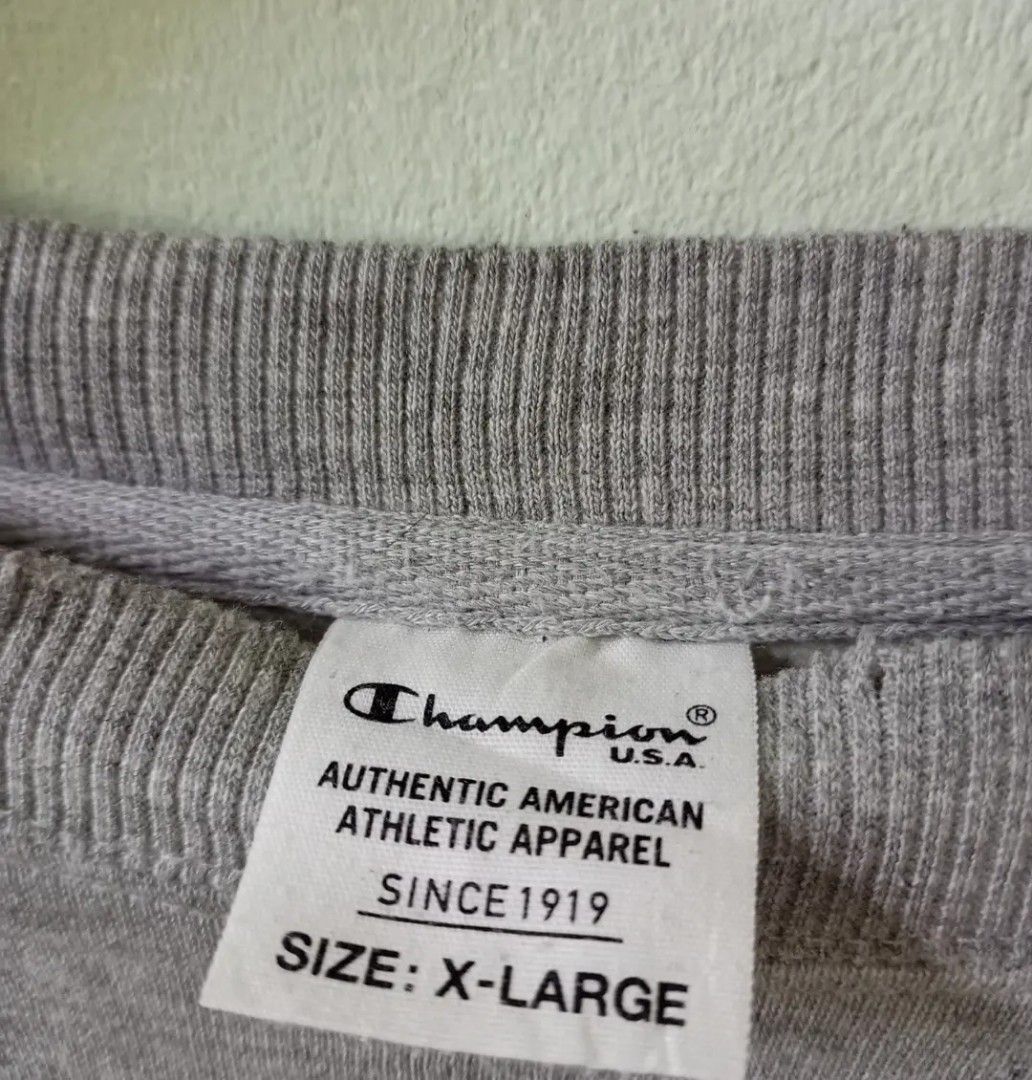Champion sweater grey 999 hot sale