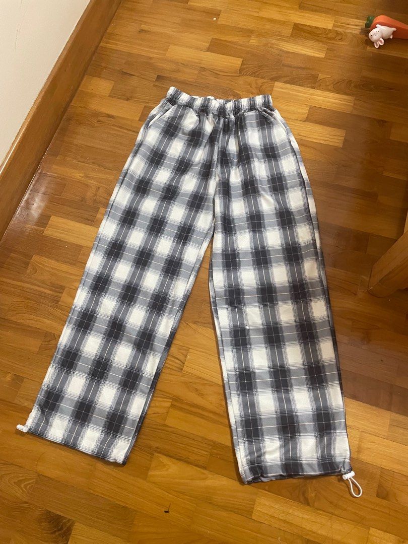 checkered plaid pants Women s Fashion Bottoms Other Bottoms on