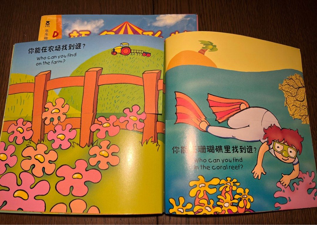 Chinese & English Learning Kids Children Books, Hobbies & Toys,