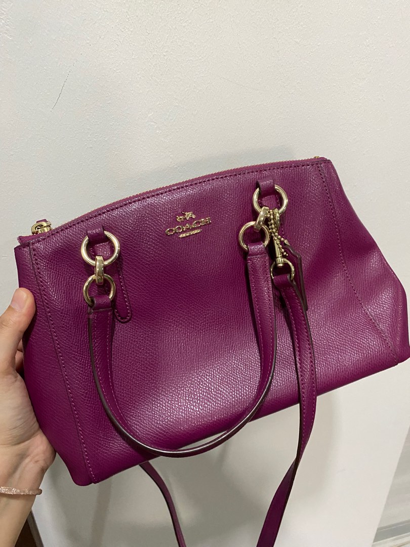 Coach best sale plum purse