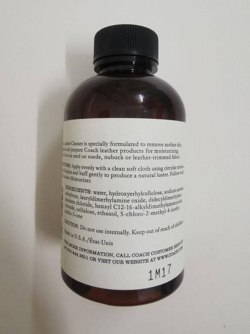 How to use best sale coach leather cleaner