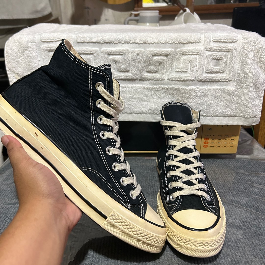 Converse 70s best sale high black
