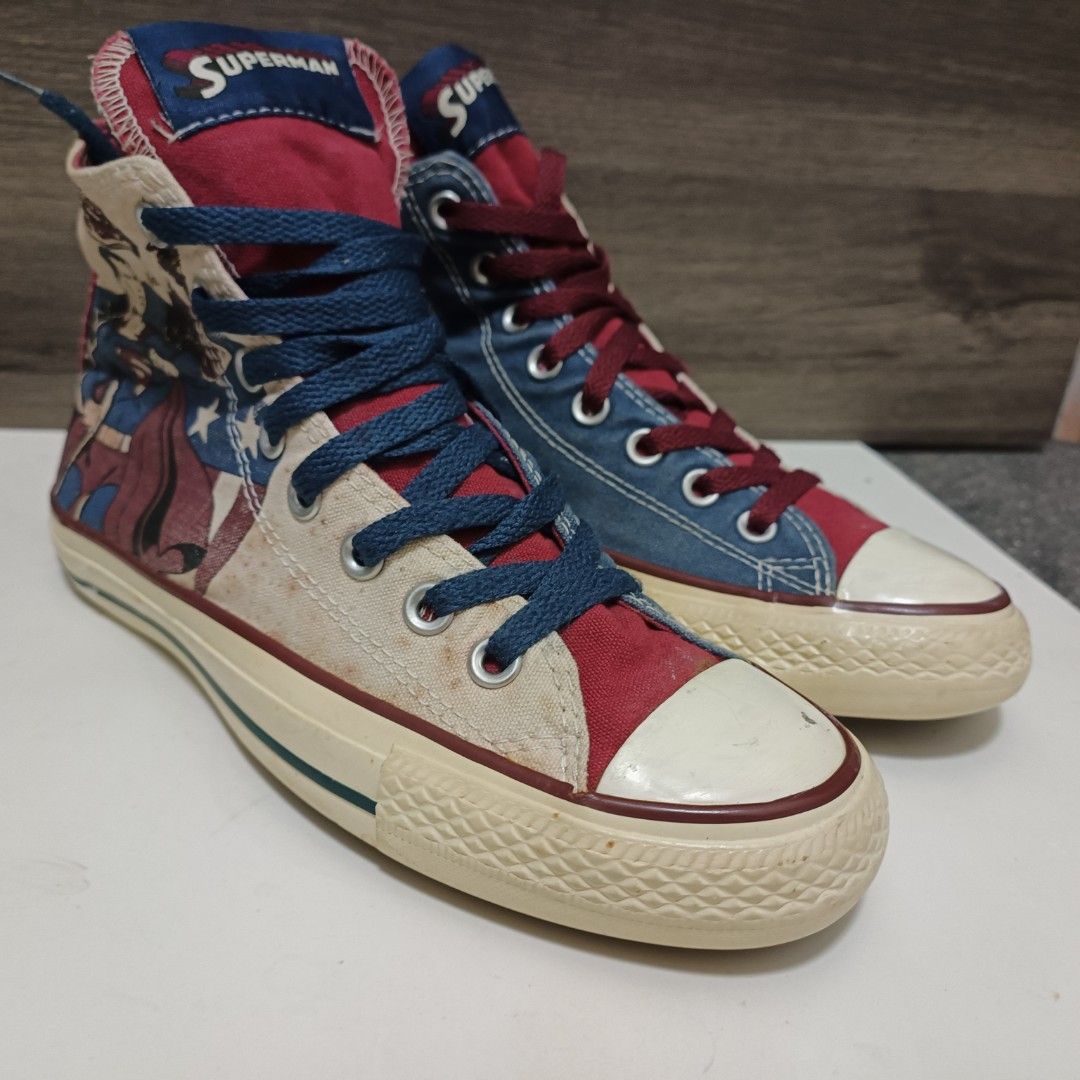 Converse X Superman Men s Fashion Footwear Sneakers on Carousell