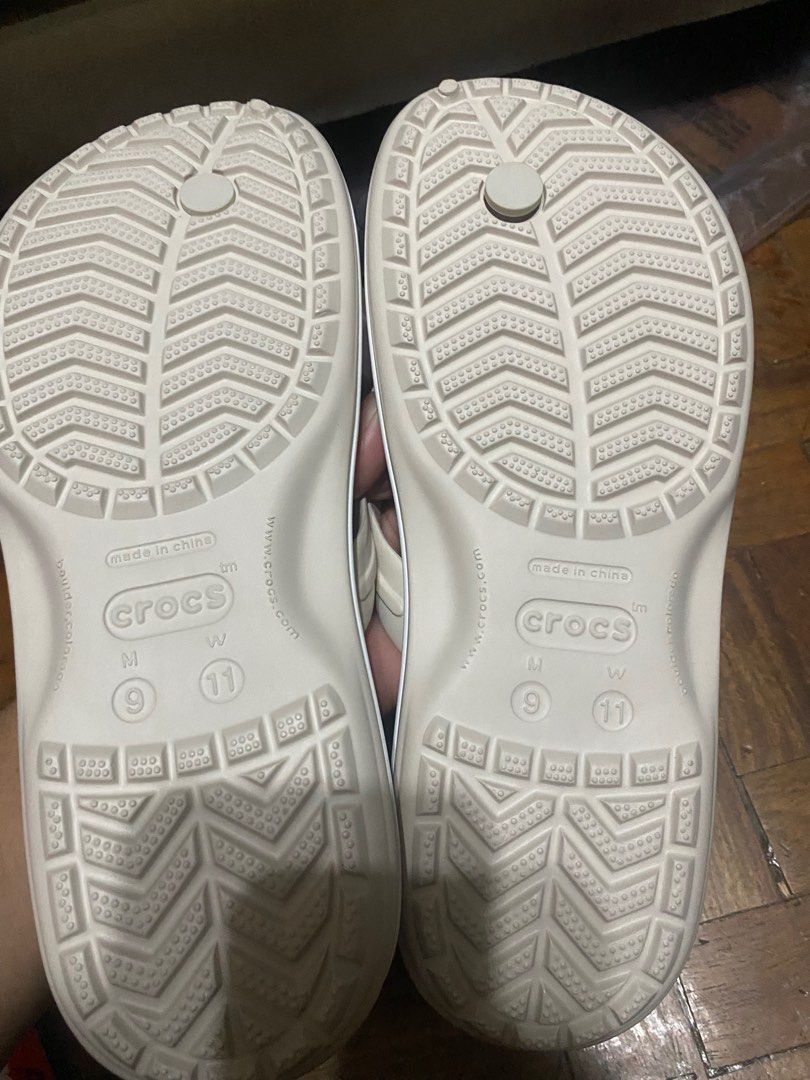 Crocs Flipband Stucco White Men s Fashion Footwear Slippers