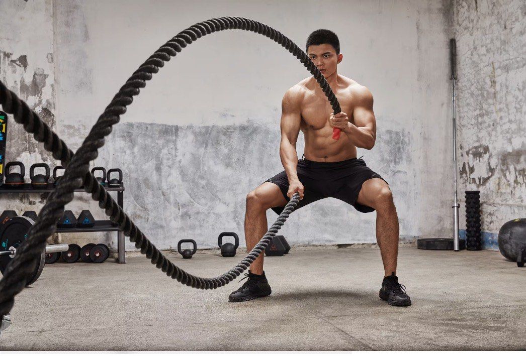 Cross training outlet battle rope
