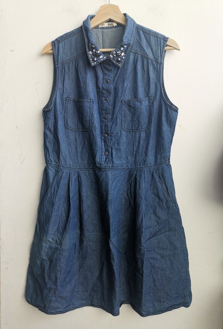 Dorothy perkins store denim pinafore