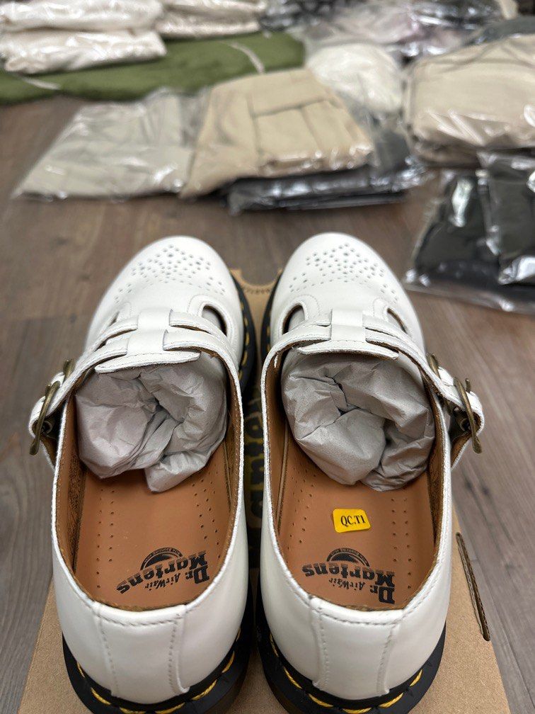 Dr martens 8065 Mary Jane White Smooth UK5 EU38, 女裝, 鞋, Loafers