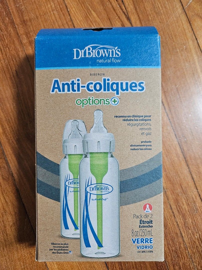 Dr.Brown's Glass Bottles, Babies & Kids, Nursing & Feeding