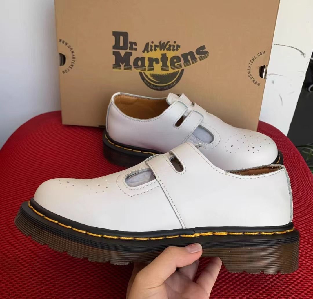 White low on sale dr martens