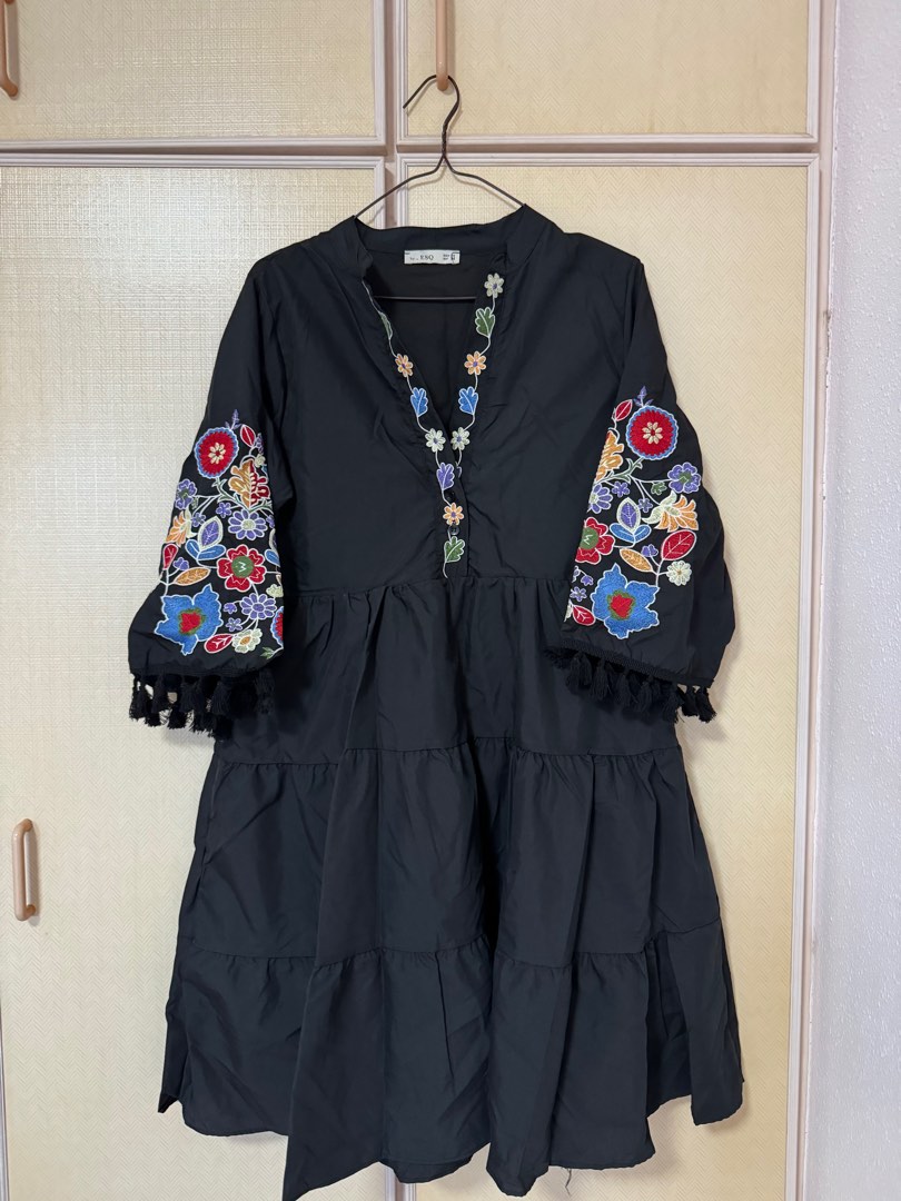 Embroidery dress from Turkey, Women's Fashion, Dresses & Sets, Dresses on  Carousell
