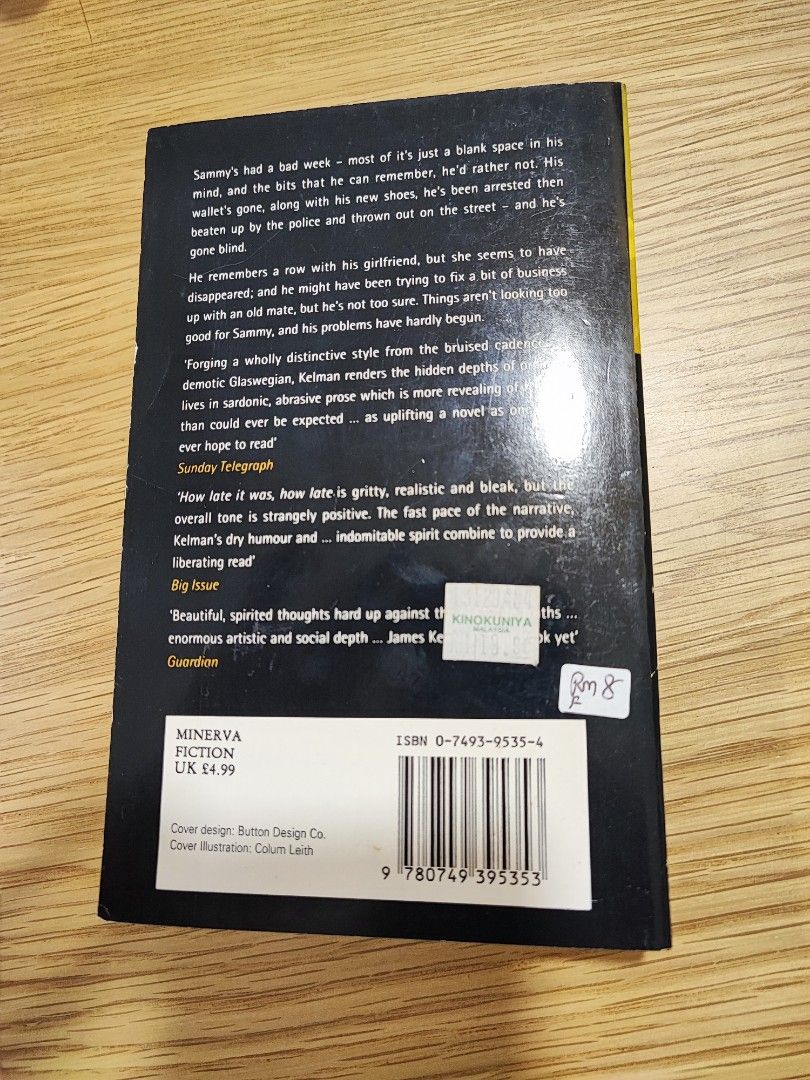 (ENG) How Late It Was, How Late, Hobbies & Toys, Books & Magazines ...