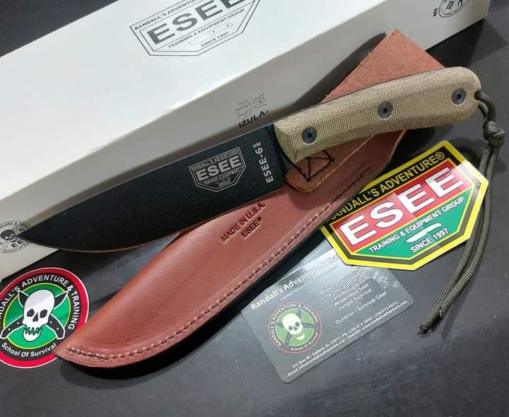 Esee 6HM (Category: Hiking & Camping) located in Manila. Submitted by val.iance (Listing ID 263689849, Image 1). Description: Esee 6HM Made in USA Brandnew Shipping can be arranged. 09228500127 Ty!.