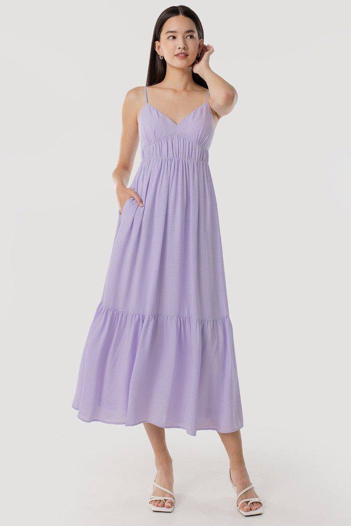 Purple new arrivals fall dress