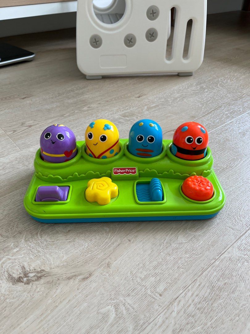 Fisher price push and pop toy babies kids infant playtime on carousell