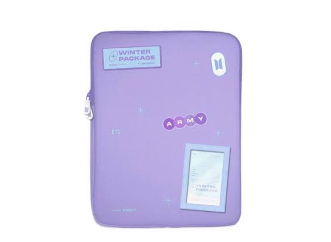 COD AVAILABLE! FOR SALE! BTS WINTER PACKAGE LAPTOP POUCH 13inches ...