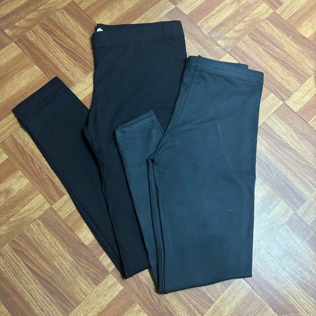 Forever 21 Black and Grey Leggings, Women's Fashion, Bottoms, Other Bottoms  on Carousell