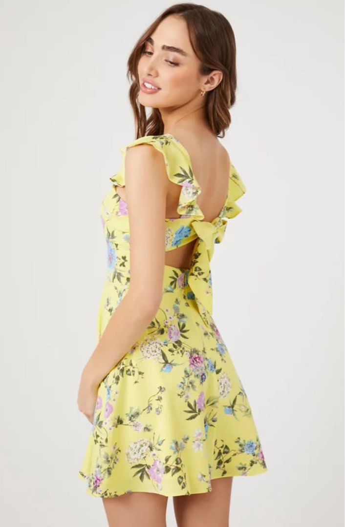 Forever 21 Floral Fit and Flare Dress (Used Once), Women's Fashion, Dresses  & Sets, Dresses on Carousell