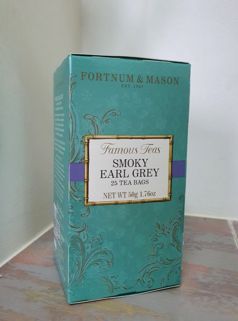 FORTNUM & MASON Smoky Earl Grey (25 Tea Bags), Food & Drinks, Beverages on Carousell